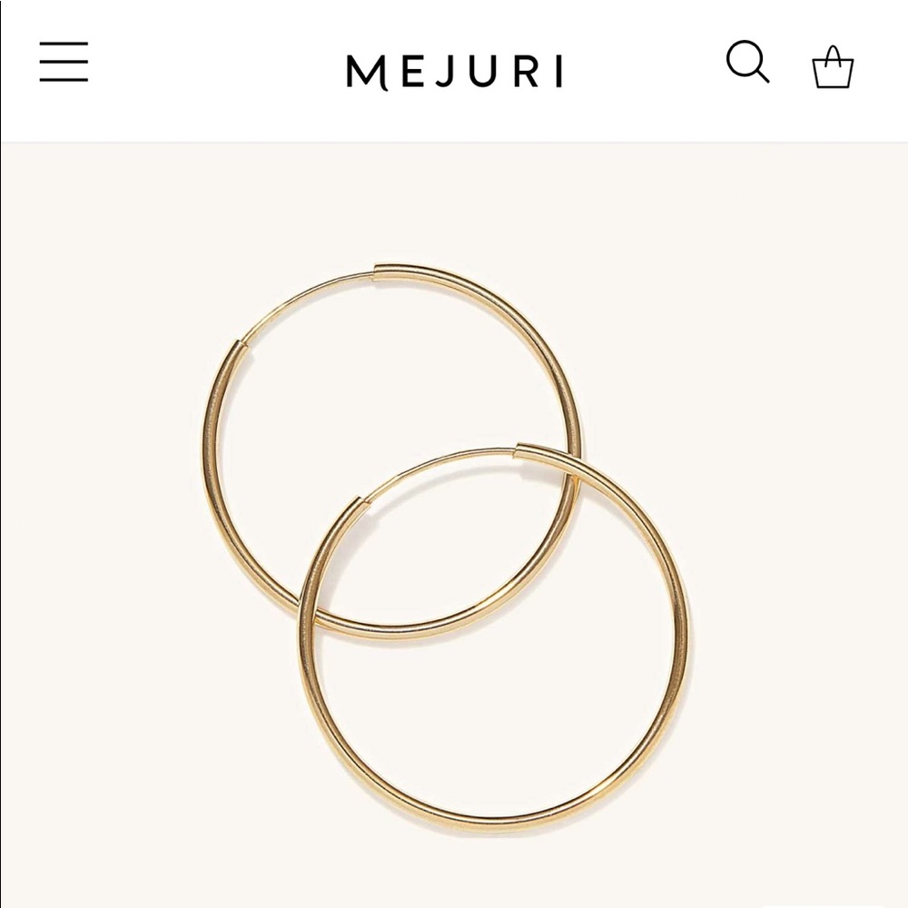 1 Mejuri Large Gold Hoop